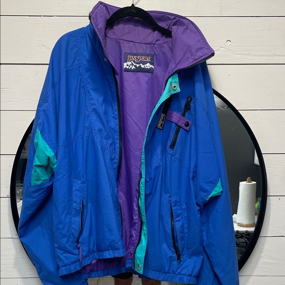 Vintage Reversible Jansport Jacket - Men's Large - Excellent Condition - Picture 2 of 5